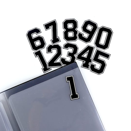 Black Numbers Vinyl Stickers by Recollections™
